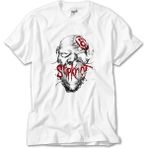Crows Gate Slipknot Eight Head Beyaz Tişört - 5XL