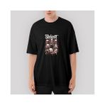 Crows Gate Slipknot Head Oversize Siyah Tişört - M
