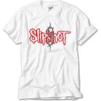 Crows Gate Slipknot Logo Beyaz Tişört
