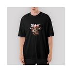 Crows Gate Slipknot Lowa Oversize Siyah Tişört - XL