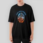 Crows Gate Thor Love And Thunder Jane Foster Banner Oversize Siyah Tişört - M