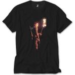 Crows Gate Uncharted 4 Nathan Drake Torch Siyah T-Shirt - 3XL