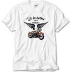 Crows Gate Vintage Harley Davidson Beyaz Tişört - 3XL
