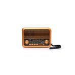 CROW'S TECH Ahşap Nostaljik Görünümlü Bluetoothlu USB-SD Card Mp3 Çalar Radyo Müzik Kutusu Retro