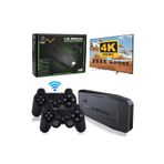 CROW'S TECH Leons 2.4g Uyumlu Kablosuz Çift Kol Oyunlar 4k Game Stick 3500 Oyun Atari oyun