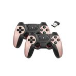 CROW'S TECH Leons Çift Joystick Gamepad Çiftli TV PC oyun konsolu 2.4G Gamepad Joystick