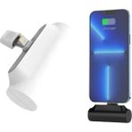 Crow's Tech Penax Mini Iphone Powerbank 3000MAH Harici Pil Kablosuz Iphone Taşınabilir Batarya Hızlı Şarj - Beyaz