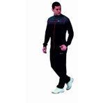 Crozwise 1222 Dalgıç Kumaş Regular-Fit Astarsız Erkek Eşofman Takım S BEDEN (SİYAH_GRİ, S)