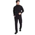 Crozwise 1242-10 Lycra Armüllü Erkek Eşofman Takım (Siyah, S)