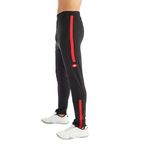 Crozwise 2190-10 Siyah_Kırmızı Training Dar Paça Erkek Spor Pantolon (Siyah_Kırmızı, S, Dar)