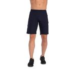 Crozwise 3190-01 Lacivert Lycra Armüllü Erkek Training Spor Şort (Lacivert, S)