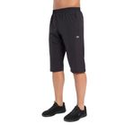 Crozwise 8036-06 Battal Boy Lycra Armullu Erkek Spor Kapri (Antrasit, 4XL)