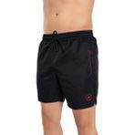 Crozwise Erkek Maraton Yırtmaçlı Deniz Şortu - Siyah - 2XL
