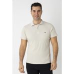Crozwise Krem 7152-02 Pamuk Pike Waffle Polo Yaka Erkek Tişört
