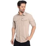 Crozwise Outdoor - Erkek Bej Spor Gömlek - 7132-02