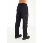 Crozwise Outdoor - Erkek Siyah Likralı Yazlık Spor Pantolon - 2178-06