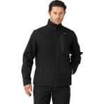 Crozwise Siyah Erkek Su Geçirmez Softshell Outdoor Mont / Ceket - 5039-10 - 2XL