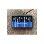 CRP CARPİDE KARBON ÇELİK AHŞAP METAL OYMA SETİ FREZE SETİ GRAVÜR UCU 10PCS 3MM
