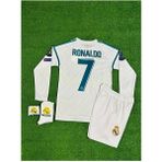 Crsitiano Ronaldo 2018 Kiev Finali Uzun Kollu Çocuk Forması 4'lü Set - 6 - 7 Yaş - Beyaz