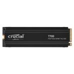 Crucial 1TB T700 Serisi 3D NAND 11700MB/9500MB PCIe Gen5 Soğutuculu NVMe M.2 SSD