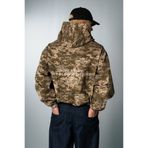 Crupt Studio Battle Mode Kamuflaj Erkek Zip Hoodie Ceket