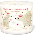 Crushed Candy Cane Büyük Mum - 1 Adet