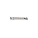 Cruwa 1" 10 Bar Paslanmaz Örgülü Hidrofor Hortumu Düz Flex Hortum (Rakor & Nipel) 50 cm
