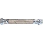 Cruwa 1 1/2" 16 Bar Paslanmaz Örgülü Hidrofor Hortumu Düz Flex Hortum (Rakor & Nipel) 50 cm