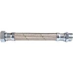 Cruwa 1 1/2" 16 Bar Paslanmaz Örgülü Hidrofor Hortumu Düz Flex Hortum (Rakor & Nipel) 90 cm