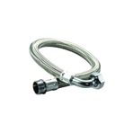 Cruwa 1" 16 Bar Paslanmaz Örgülü Hidrofor Hortumu Dirsekli Flex Hortum (Rakor & Nipel) 70 cm