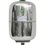 Cruwa Gri 24 lt 8 Bar Silindirik Tip Paslanmaz Hidrofor Tankı