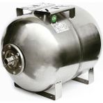 Cruwa Gri 50 lt 8 Bar Yatık Tip Paslanmaz Hidrofor Tankı