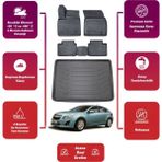 Cruze Hatchback 2015 Model Bagaj Havuzu+4d Araca Özel Havuzlu Paspas Takımıı Maxii - Siyah