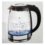 Crwn 1500W Cam Kettle Elektrikli Su Isıtıcı 1.8L LED Aydınlatmalı Paslanmaz Çelik
