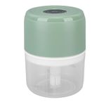 Cryfokt Elektrikli Sarımsak Doğrayıcı, Paslanmaz Çelik Bıçaklar Şarj Edilebilir Mini Doğrayıcı, 250ml Taşınabilir Sebze Doğrayıcı, Sebze, Soğan, Et Için Suya Dayanıklı BPA İçermeyen