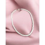 Crystal Atelier Inci Boncuk Aesthetic Soft Vibes Vintage Barok Tarzı Kolye 1 Adet - Beyaz