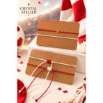 Crystal Atelier Türkiye Milli Takım Kırmızı Beyaz Taraftar Bileklik Seti Ayarlanabilir Makrome Unisex