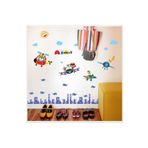 Crystal Kids Pilot Hayvanlar Çocuk Odası Dekorasyonu Duvar Sticker