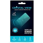 CRYSTAL VIEW Sıvı Cam Ekran Koruyucu - Çizilmeye ve Kırılmaya Dayanıklı Nano Koruma Tüm Telefonlar için Tabletler Akıllı Saatler Evrensel