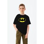 CRYSTALSHOP Batman Logo Baskılı Çocuklar İçin T-shirt