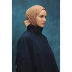 cs camellia scarf Bambu Kraş Şal - Karamel