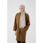 cs camellia scarf Bambu Penye Şal - Taş