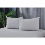 Cs Ilkim 2 Adet Gri Pamuklu Fermuarlı 50X70 cm Yastık Kılıfı - 50 x 70