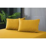Cs Ilkim 2 Adet Hardal Pamuklu Fermuarlı 50X70 cm Yastık Kılıfı - 50 x 70