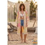 cs ilkim Müslin Kaftan Bornoz (Karma Desen) - Unisex %100 ORGANİK