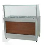 CSA Doğalgazlı Tezgahlı 280X90X85/135 cm Karacasan Sıcak Servis Benmarisi