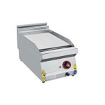 CSA İnox Csa Karacasan 40 Cm 700 Seri Set Üstü Elektrikli Düz Pleyt Izgara(40x70x85cm) Gri