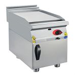 CSA İnox Csa Karacasan 900 Seri 40 Cm Dolaplı Elektrikli Düz Pleyt Izgara(40x90x85cm) Gri