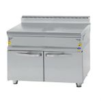 CSA İnox Csa Karacasan 900 Seri Dolaplı 80 Cm Nötr Ara Tezgah Gri