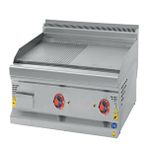 CSA İnox Csa Karacasan 900 Seri Set Üstü 120 Cm Elektrikli Yarı Kanallı Izgara 120x90x85cm